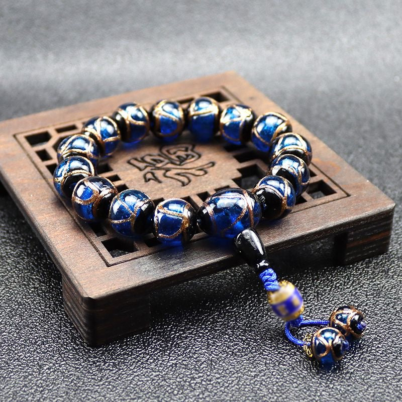 Incense ash colored glaze Bracelet -【Spiritual Connection & Enhance Happiness】