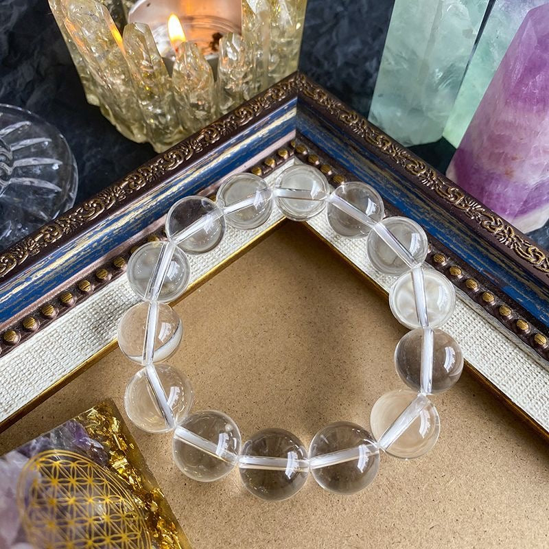 White Crystal Bracelet -【Purify Energy & Enhance Aura】