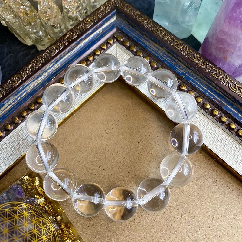 White Crystal Bracelet -【Purify Energy & Enhance Aura】