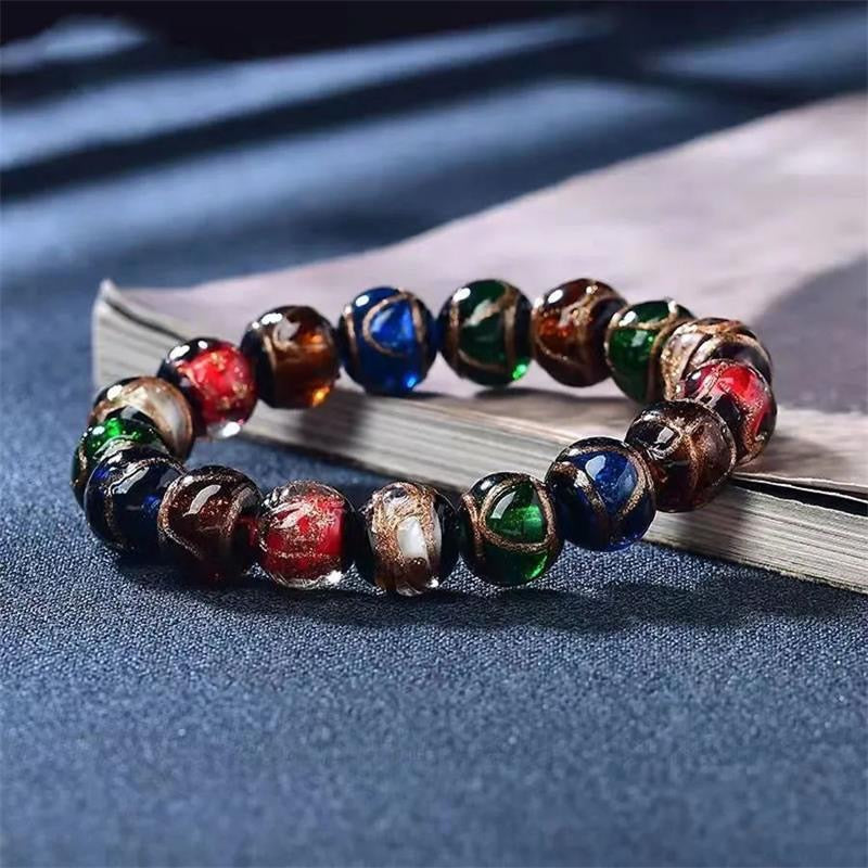 Incense ash colored glaze Bracelet -【Spiritual Connection & Enhance Happiness】