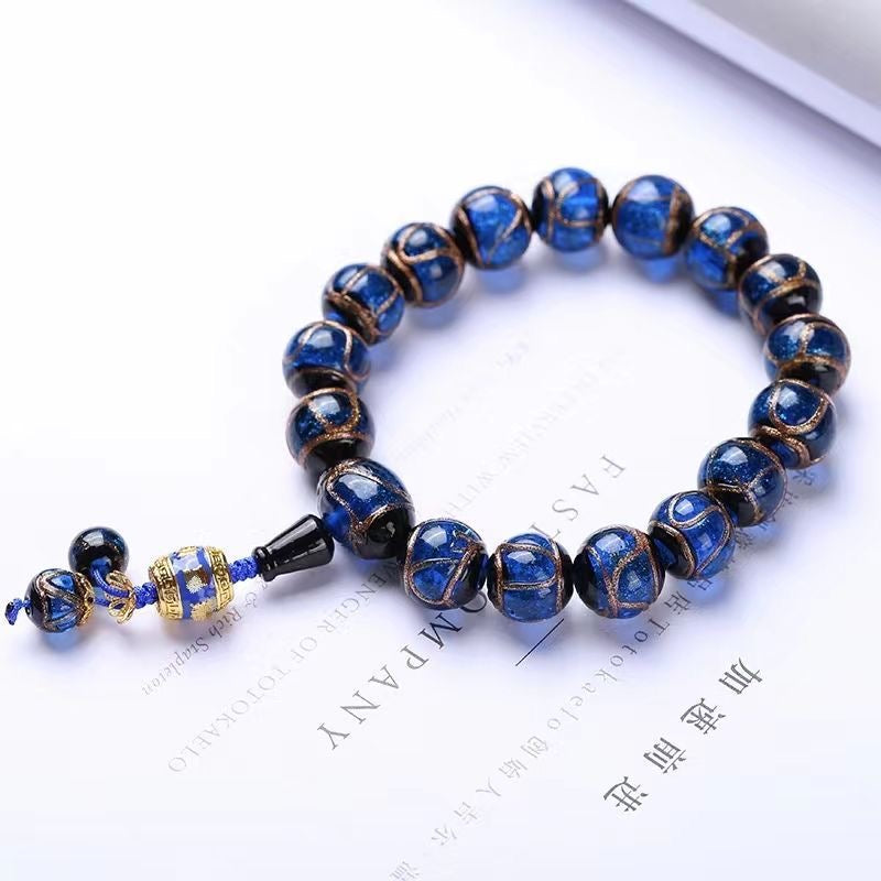 Incense ash colored glaze Bracelet -【Spiritual Connection & Enhance Happiness】