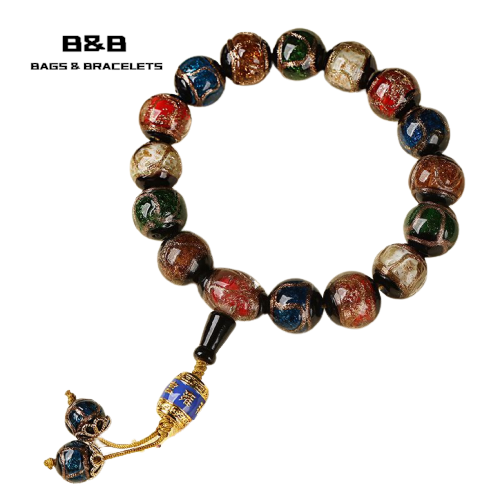 Incense ash colored glaze Bracelet -【Spiritual Connection & Enhance Happiness】