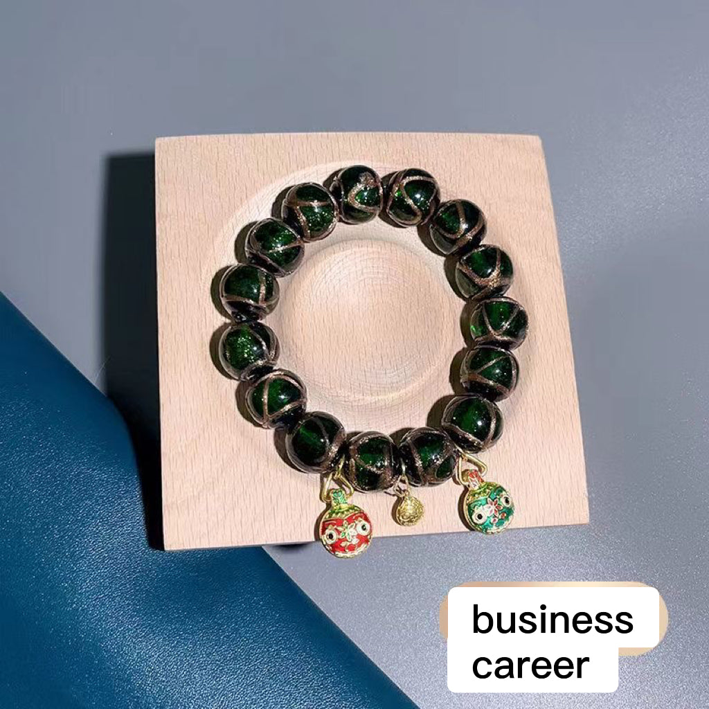 Incense ash colored glaze Bracelet -【Spiritual Connection & Enhance Happiness】