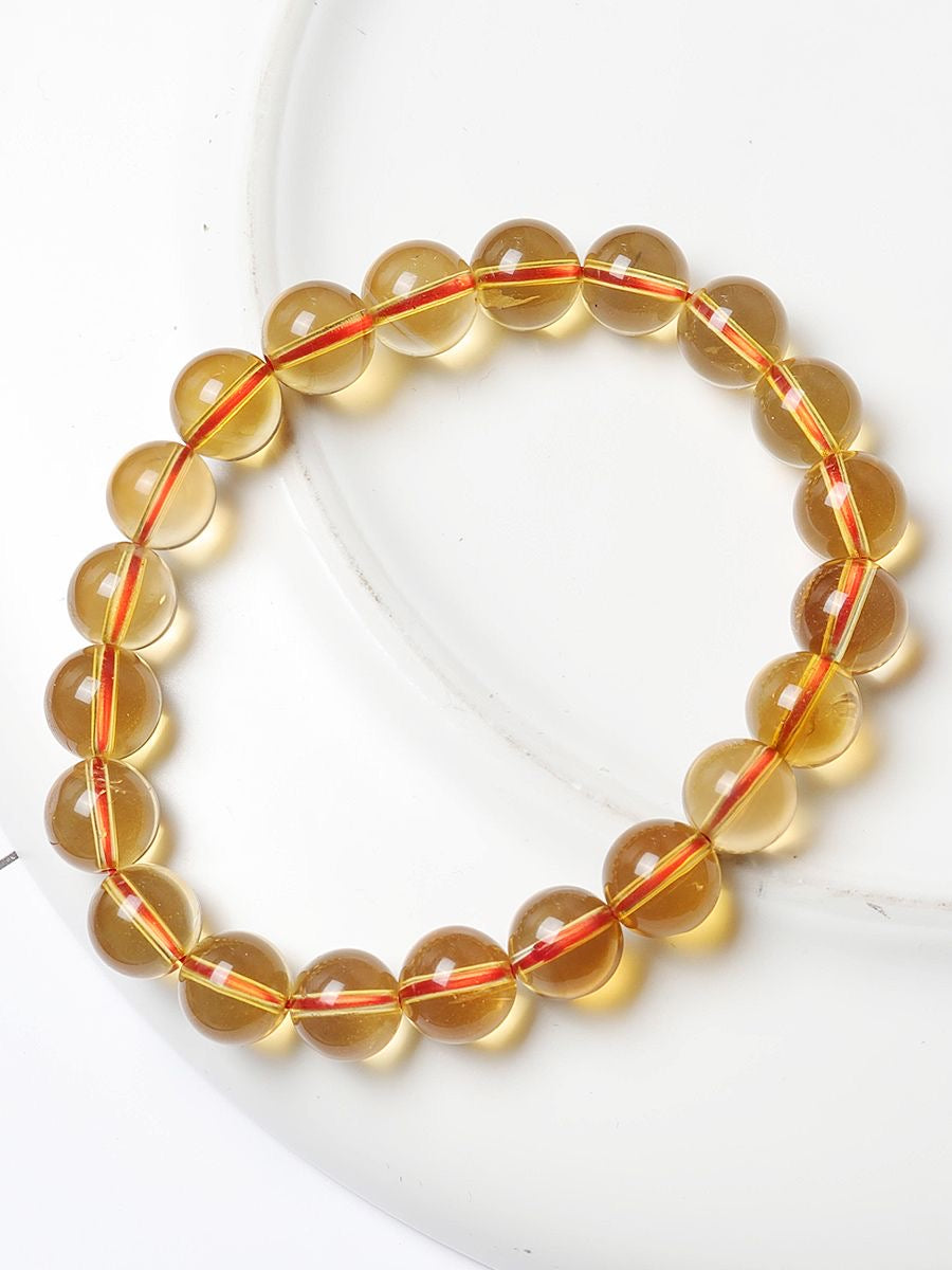 Citrine Bracelet- Natural 9A Grade Citrine -【Greatly Attract Wealth】