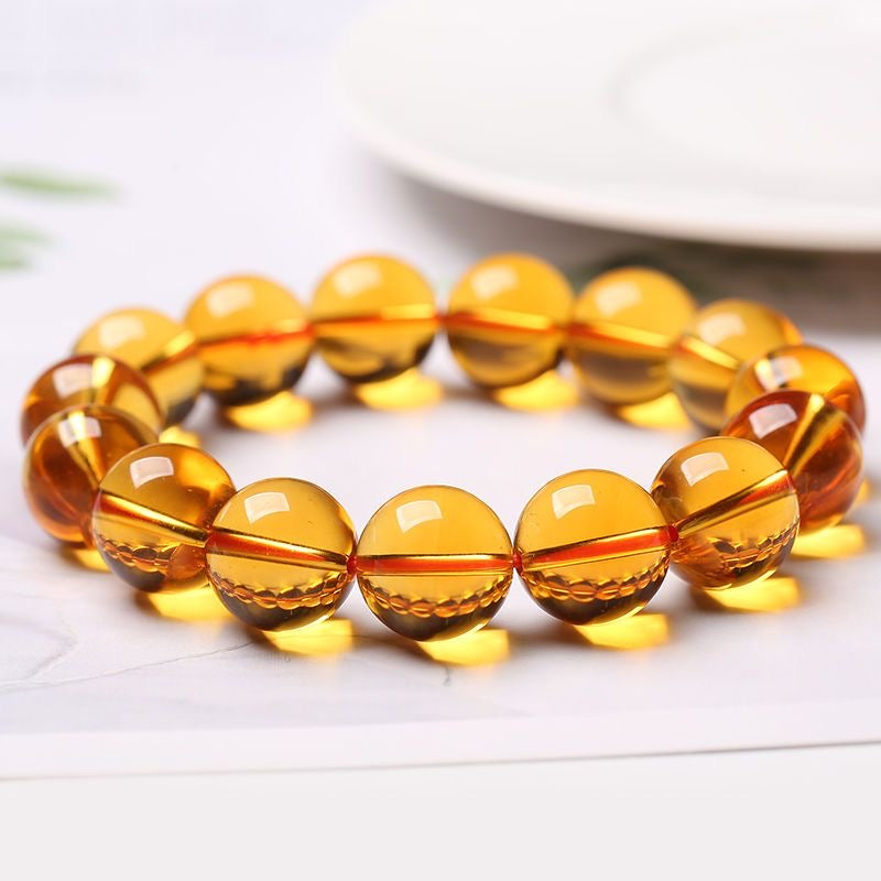 Citrine Bracelet- Natural 9A Grade Citrine -【Greatly Attract Wealth】