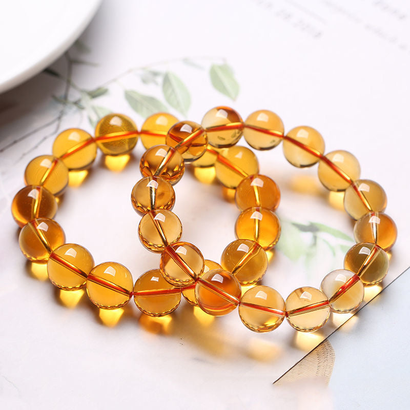 Citrine Bracelet- Natural 9A Grade Citrine -【Greatly Attract Wealth】