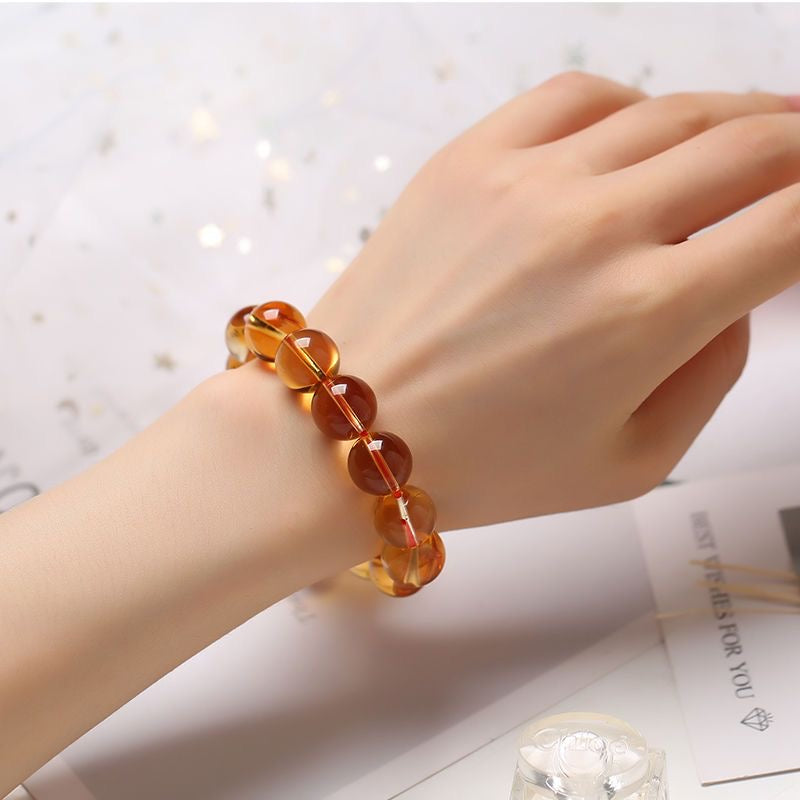 Citrine Bracelet- Natural 9A Grade Citrine -【Greatly Attract Wealth】