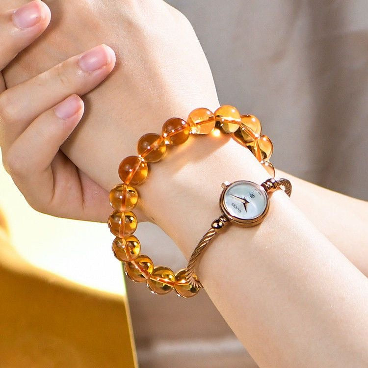 Citrine Bracelet- Natural 9A Grade Citrine -【Greatly Attract Wealth】