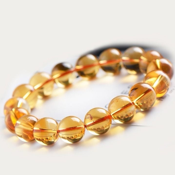 Citrine Bracelet- Natural 9A Grade Citrine -【Greatly Attract Wealth】