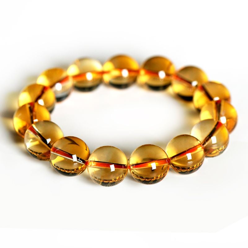 Citrine Bracelet- Natural 9A Grade Citrine -【Greatly Attract Wealth】