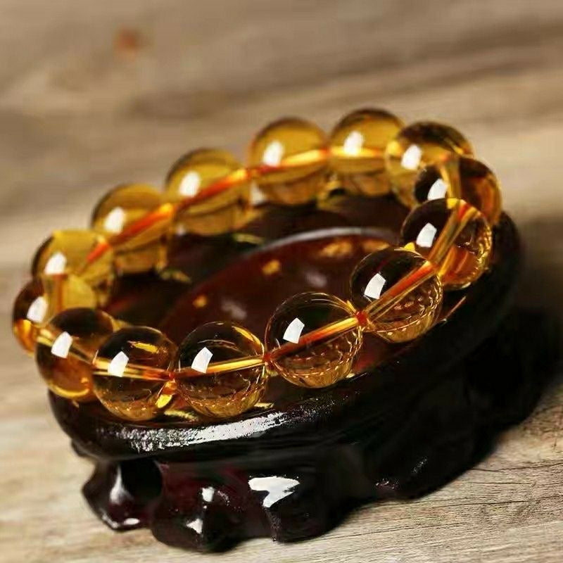 Citrine Bracelet- Natural 9A Grade Citrine -【Greatly Attract Wealth】