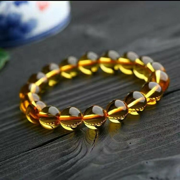 Citrine Bracelet- Natural 9A Grade Citrine -【Greatly Attract Wealth】