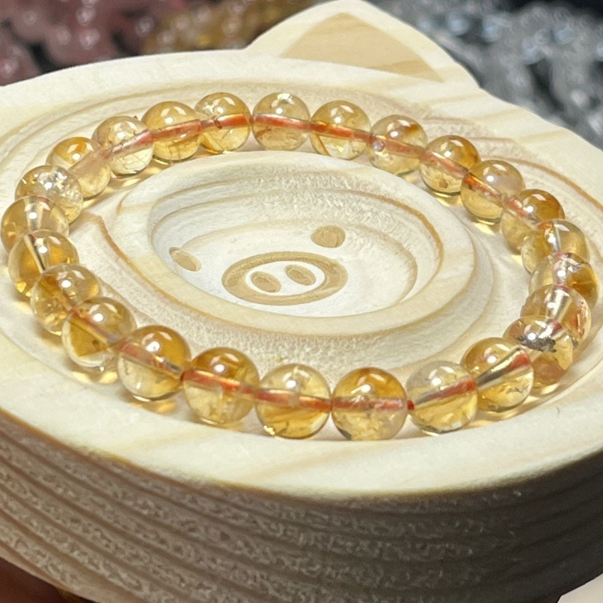 Citrine Bracelet- Natural 9A Grade Citrine -【Greatly Attract Wealth】