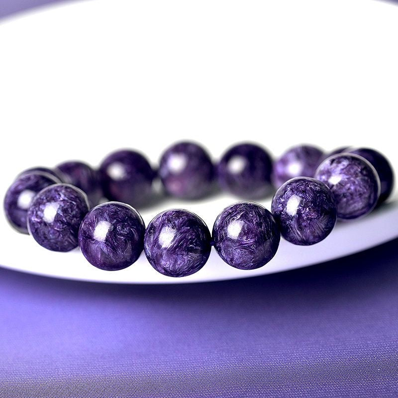 Charoite Beads Bracelet -【Empower Energy & Relieve Anxiety】