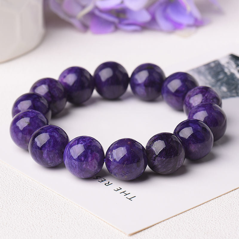 Charoite Beads Bracelet -【Empower Energy & Relieve Anxiety】