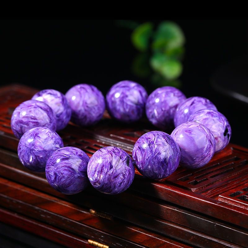 Charoite Beads Bracelet -【Empower Energy & Relieve Anxiety】