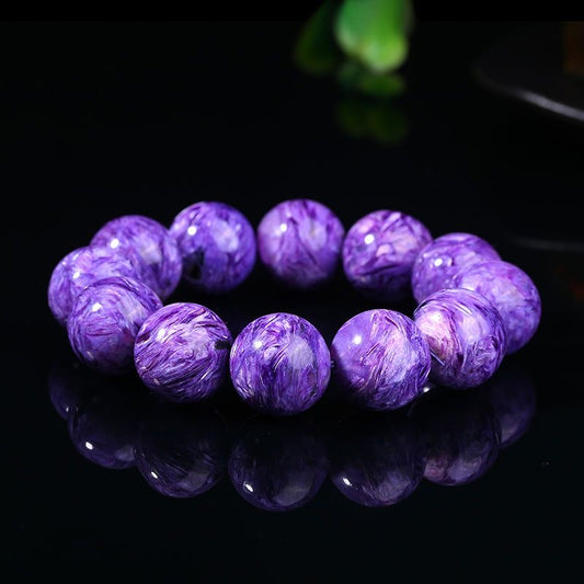 Charoite Beads Bracelet -【Empower Energy & Relieve Anxiety】