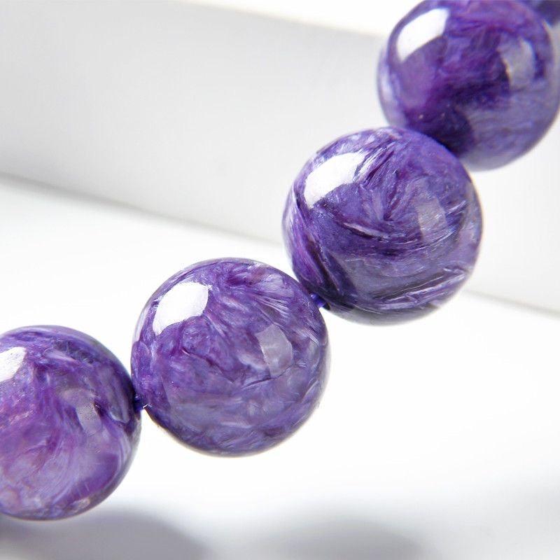 Charoite Beads Bracelet -【Empower Energy & Relieve Anxiety】