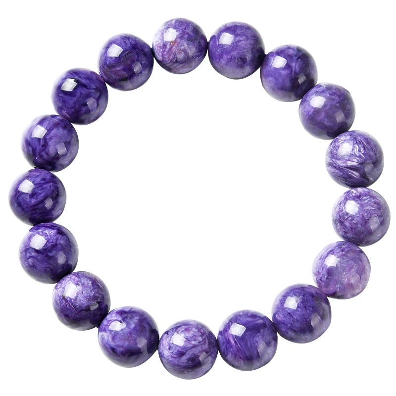 Charoite Beads Bracelet -【Empower Energy & Relieve Anxiety】