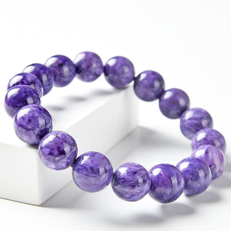 Charoite Beads Bracelet -【Empower Energy & Relieve Anxiety】