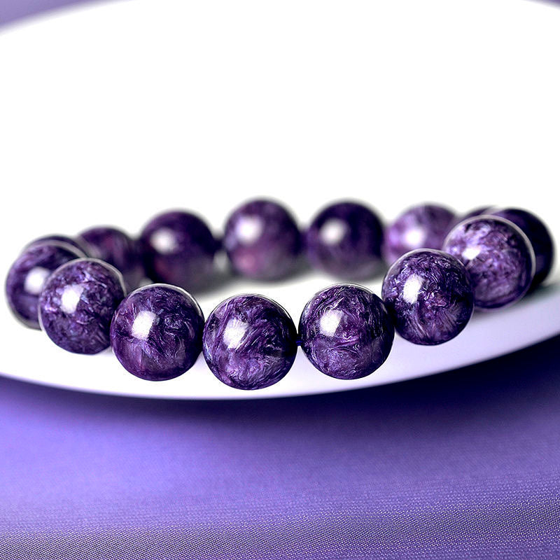 Charoite Beads Bracelet -【Empower Energy & Relieve Anxiety】