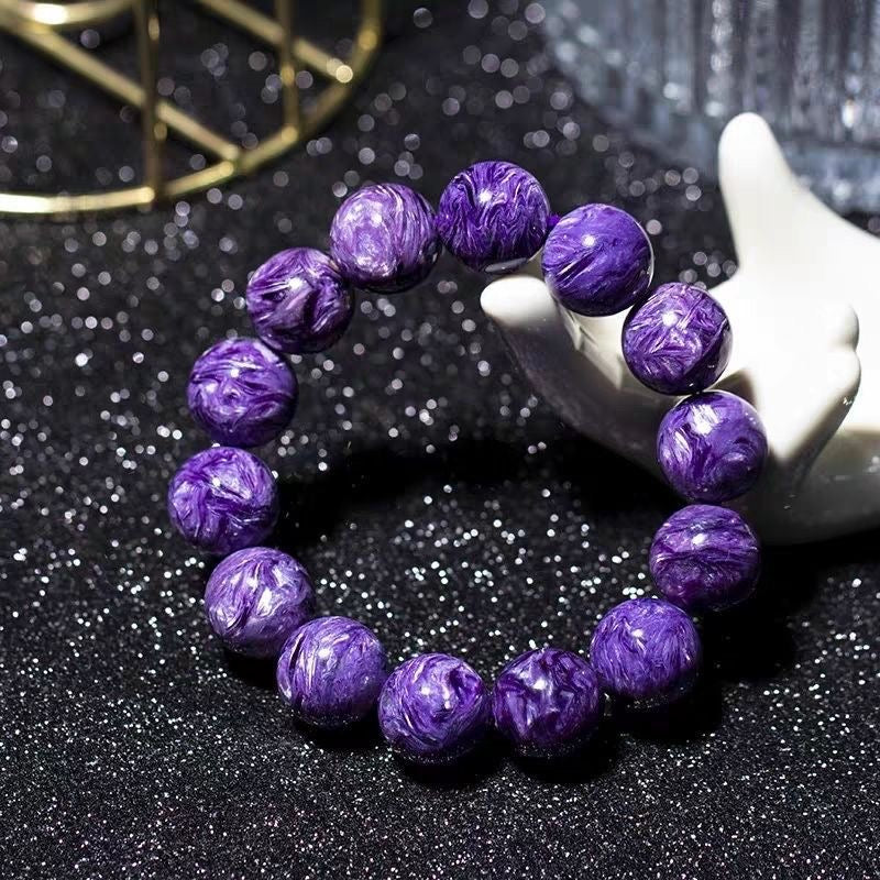 Charoite Beads Bracelet -【Empower Energy & Relieve Anxiety】