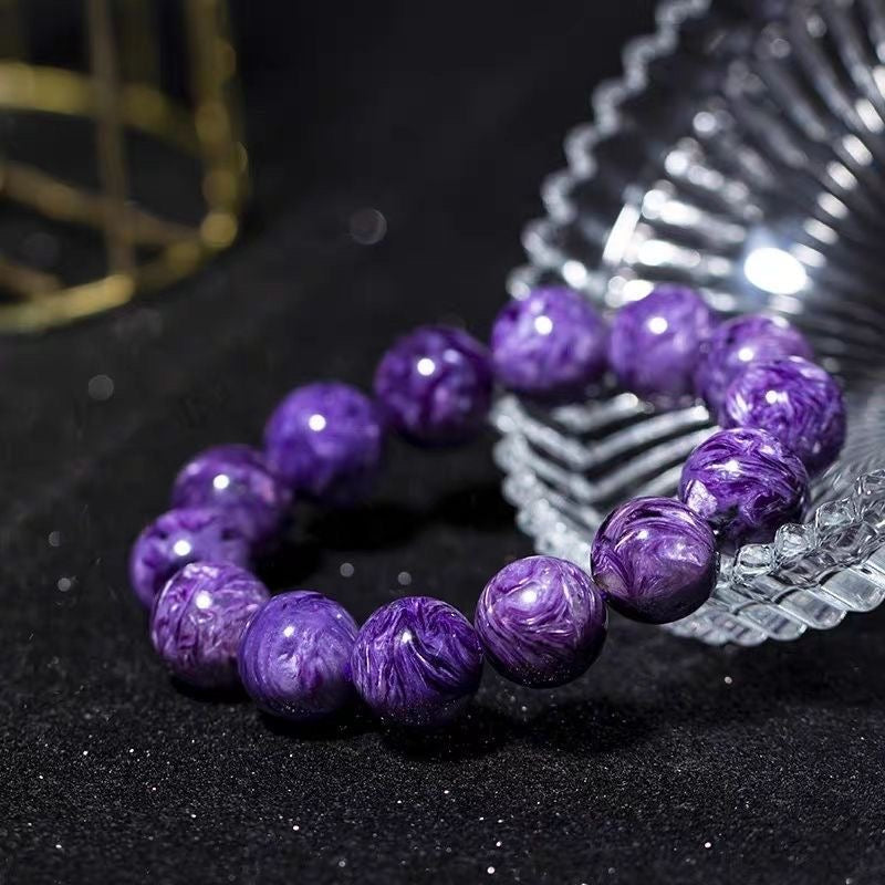 Charoite Beads Bracelet -【Empower Energy & Relieve Anxiety】