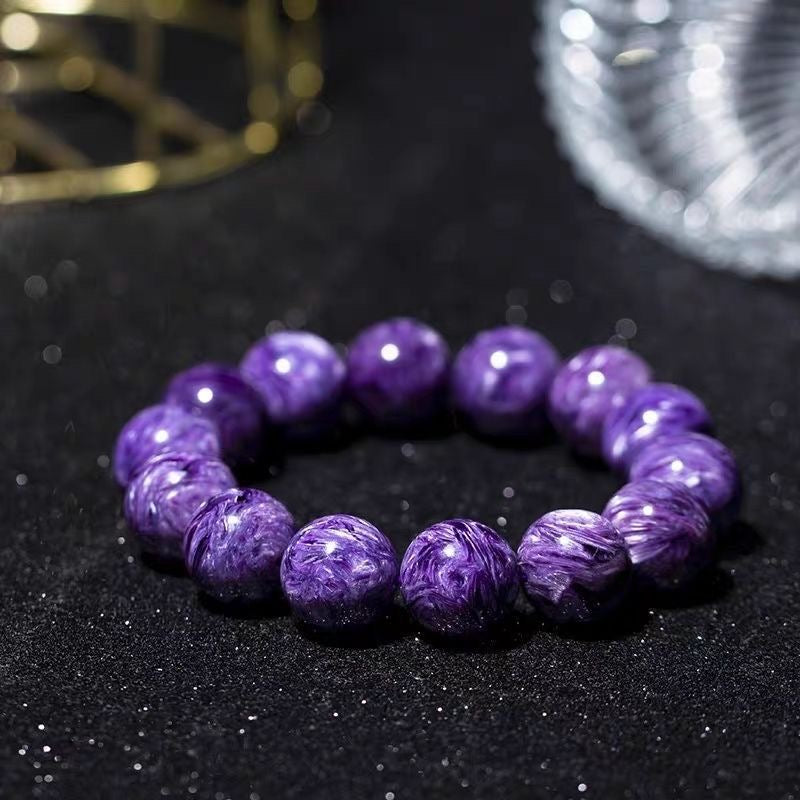 Charoite Beads Bracelet -【Empower Energy & Relieve Anxiety】