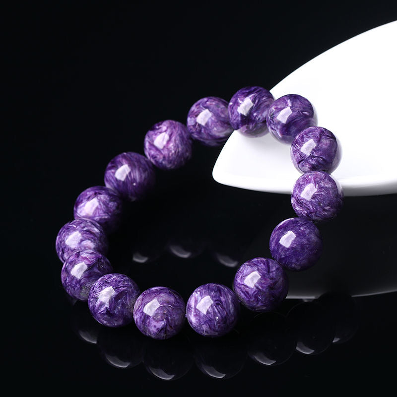 Charoite Beads Bracelet -【Empower Energy & Relieve Anxiety】