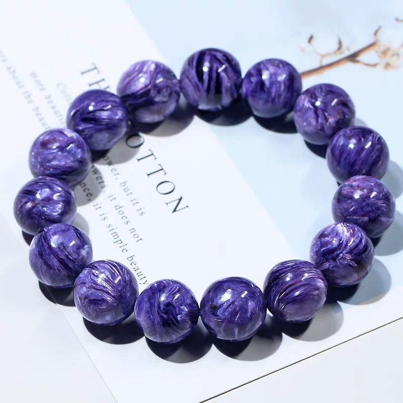 Charoite Beads Bracelet -【Empower Energy & Relieve Anxiety】