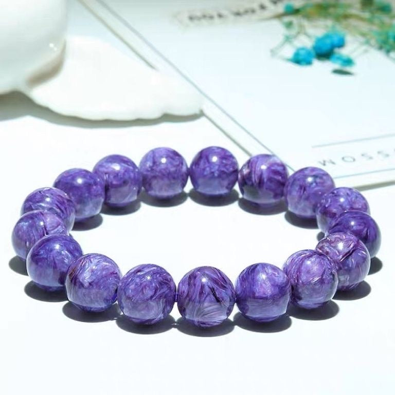 Charoite Beads Bracelet -【Empower Energy & Relieve Anxiety】