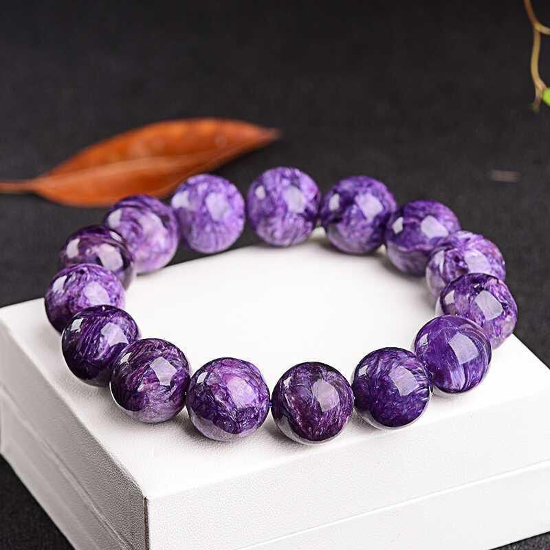 Charoite Beads Bracelet -【Empower Energy & Relieve Anxiety】