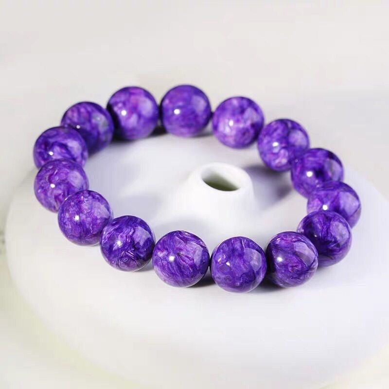 Charoite Beads Bracelet -【Empower Energy & Relieve Anxiety】