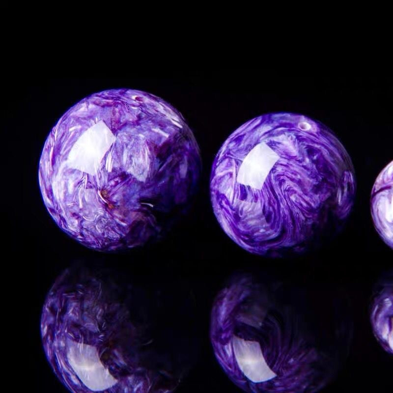 Charoite Beads Bracelet -【Empower Energy & Relieve Anxiety】