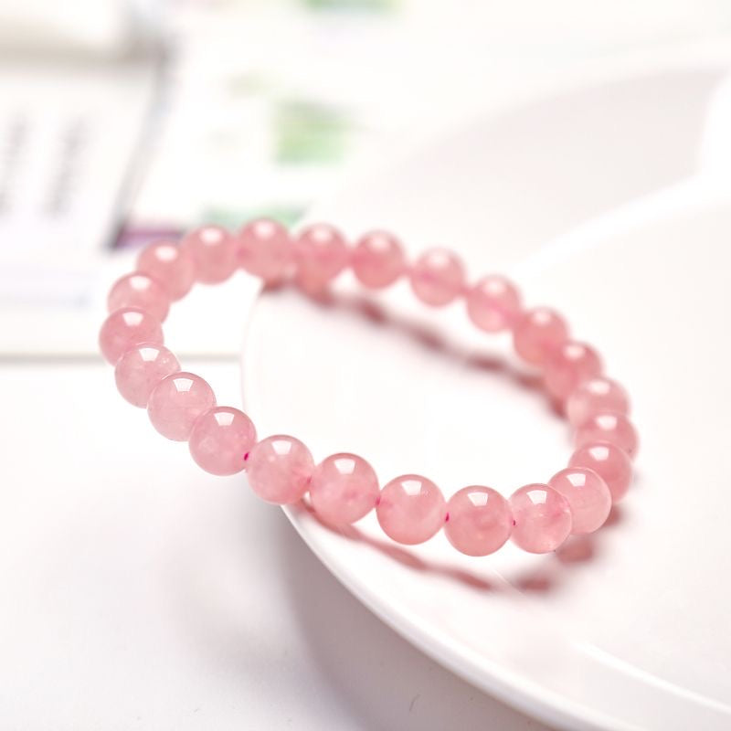 Rose Quartz Bracelet -【Attract Love & Luck in Love】