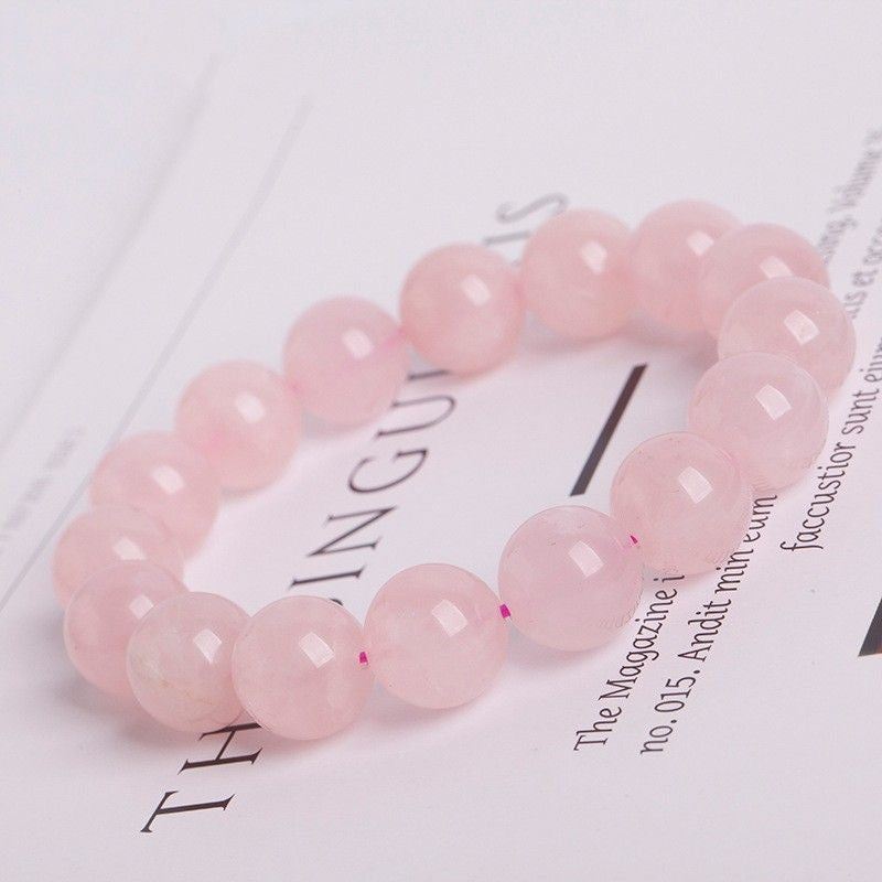 Rose Quartz Bracelet -【Attract Love & Luck in Love】