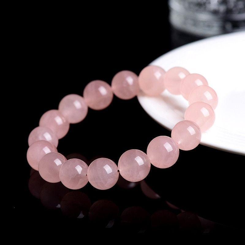 Rose Quartz Bracelet -【Attract Love & Luck in Love】