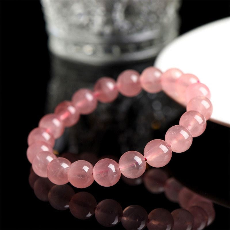 Rose Quartz Bracelet -【Attract Love & Luck in Love】