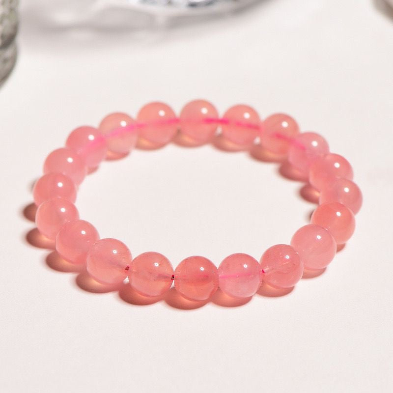 Rose Quartz Bracelet -【Attract Love & Luck in Love】