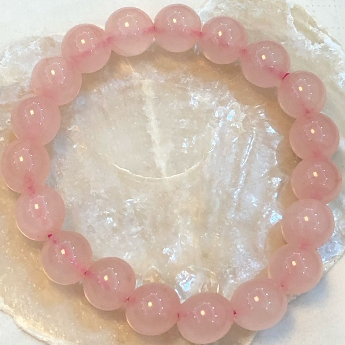 Rose Quartz Bracelet -【Attract Love & Luck in Love】