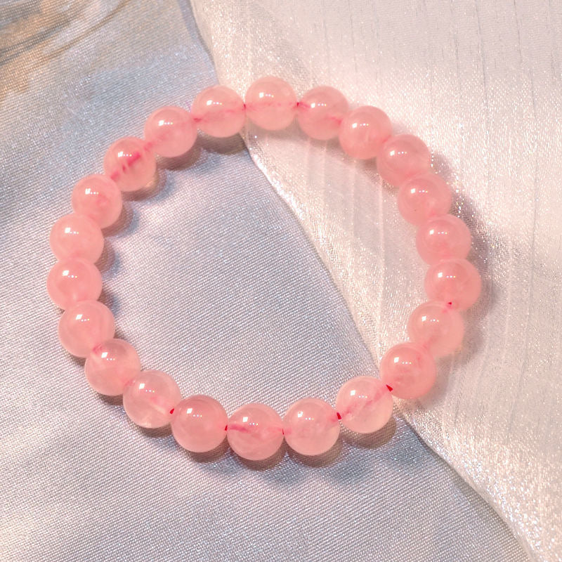 Rose Quartz Bracelet -【Attract Love & Luck in Love】