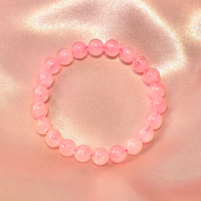 Rose Quartz Bracelet -【Attract Love & Luck in Love】