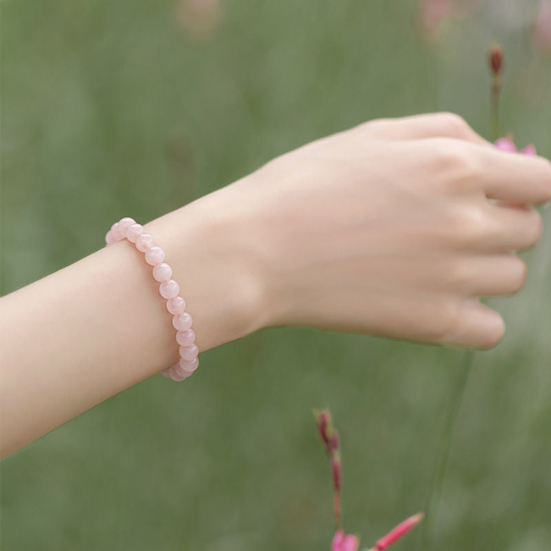 Rose Quartz Bracelet -【Attract Love & Luck in Love】