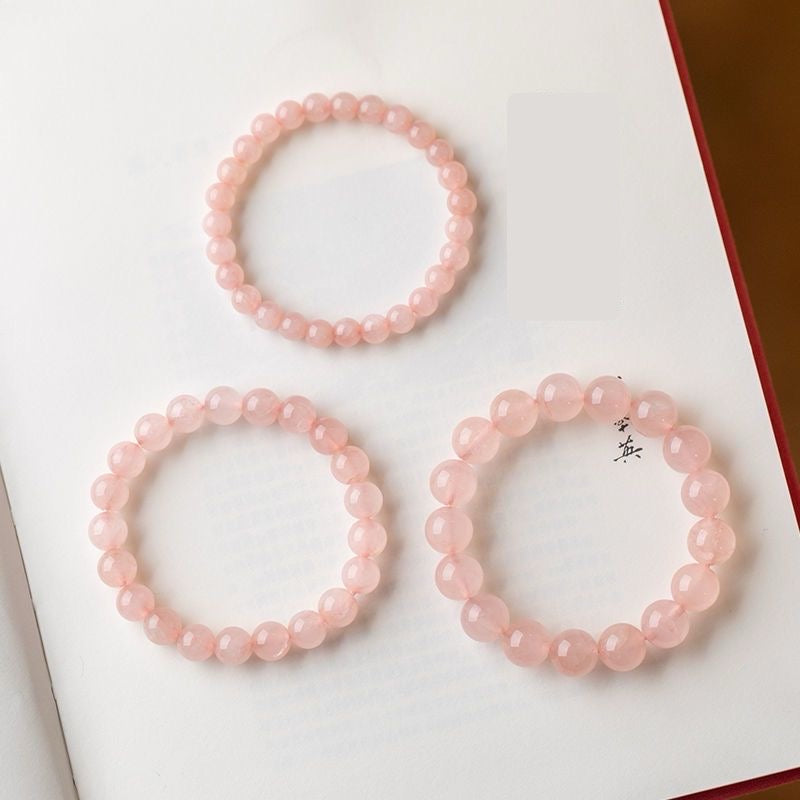 Rose Quartz Bracelet -【Attract Love & Luck in Love】