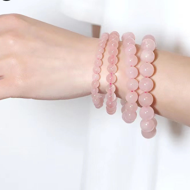 Rose Quartz Bracelet -【Attract Love & Luck in Love】