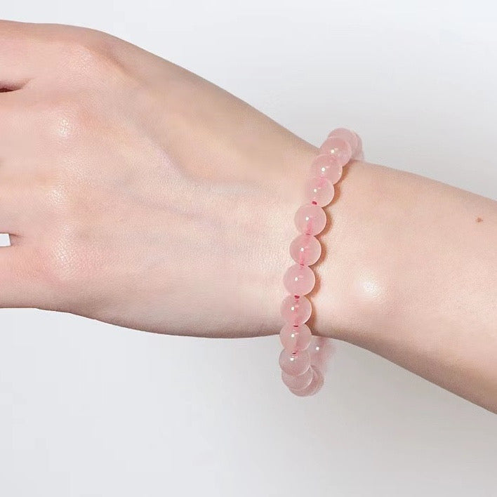 Rose Quartz Bracelet -【Attract Love & Luck in Love】