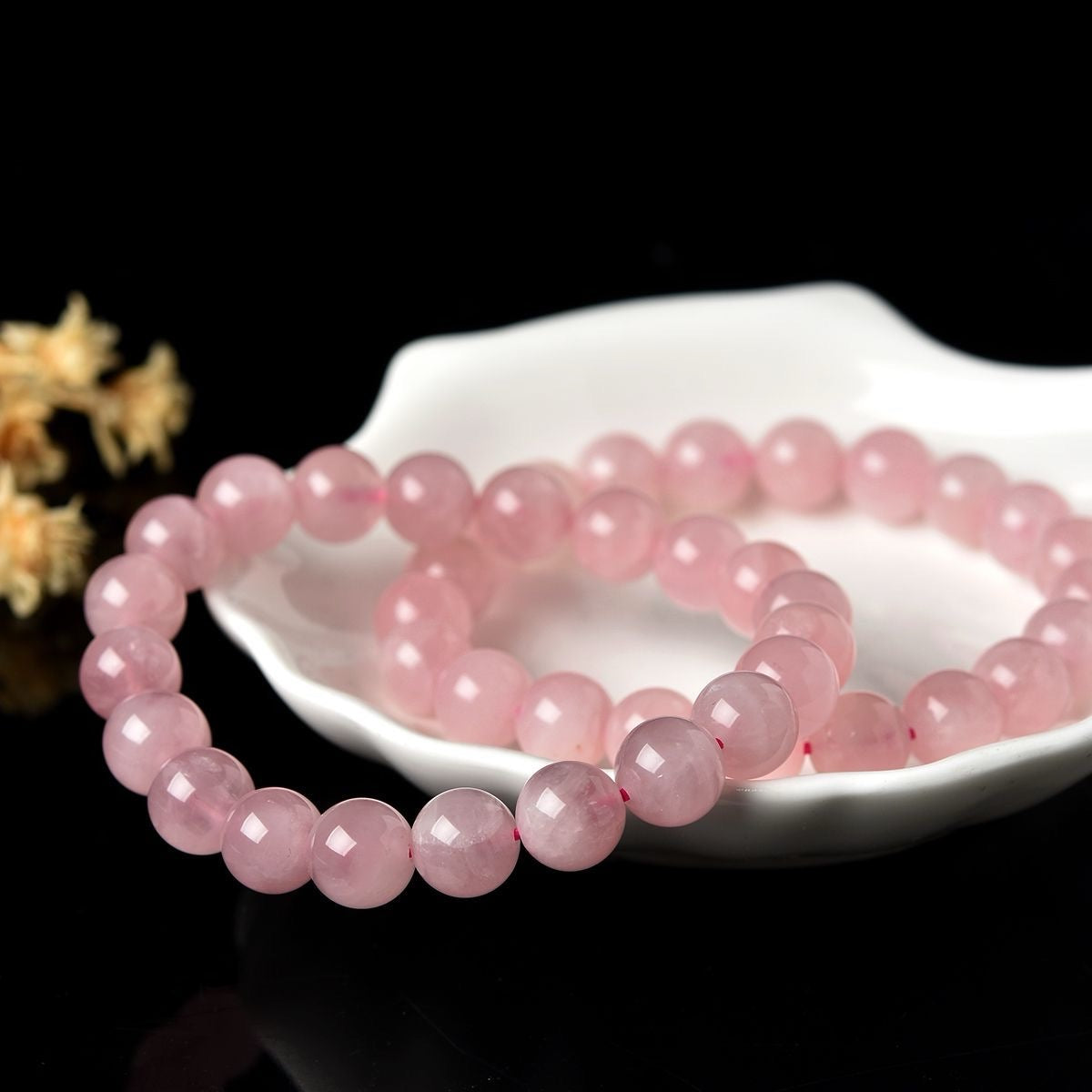 Rose Quartz Bracelet -【Attract Love & Luck in Love】