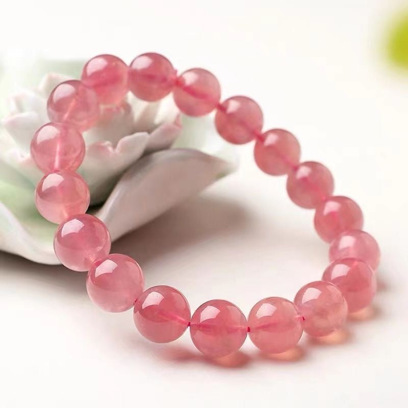 Rose Quartz Bracelet -【Attract Love & Luck in Love】