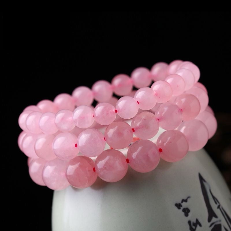 Rose Quartz Bracelet -【Attract Love & Luck in Love】