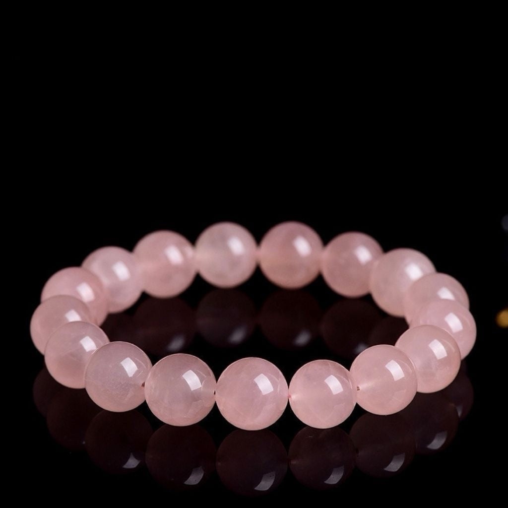 Rose Quartz Bracelet -【Attract Love & Luck in Love】